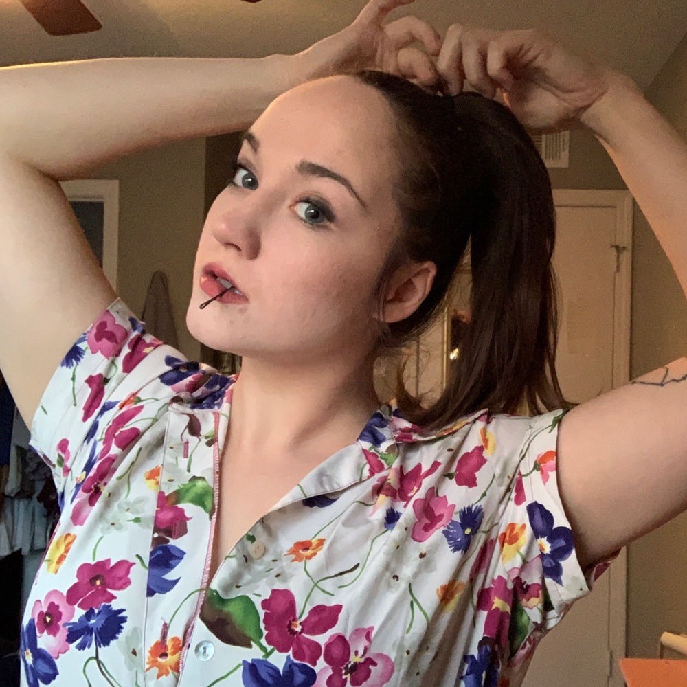 Vintage Floral Top